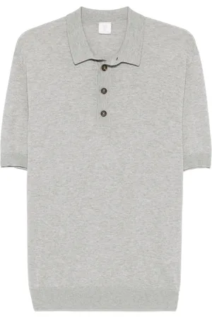 ELEVENTY Mélange-effect polo shirt