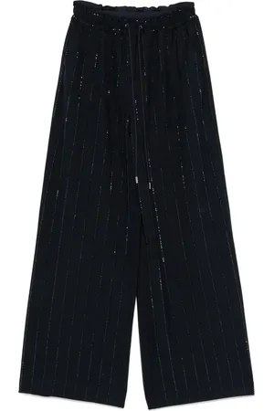 Self-Portrait Rhinestone-embellished trousers