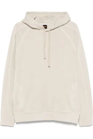 HUGO BOSS Jersey-texture hoodie
