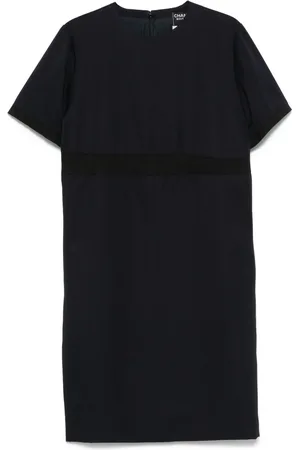 CHANEL 1990s wool midi dress
