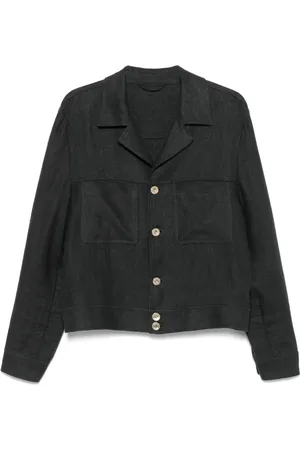 ELEVENTY Linen shirt jacket