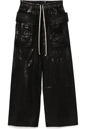 Rick Owens Hollywood creatch wide cargo trousers