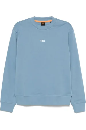 HUGO BOSS Contrast-logo cotton sweatshirt