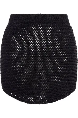 Serafini Knitted mini skirt