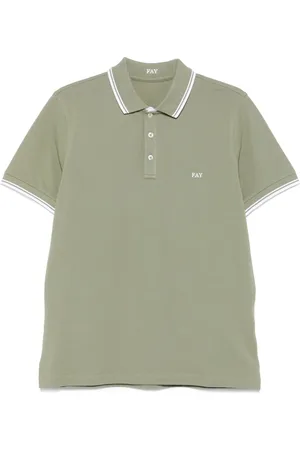FAY Logo-embroidered polo shirt