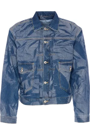Vivienne Westwood Crinkled-effect denim jacket