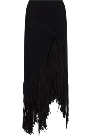 Serafini Fringed maxi skirt