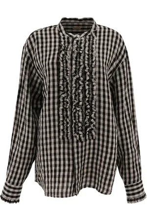 KAPITAL Gingham-check shirt