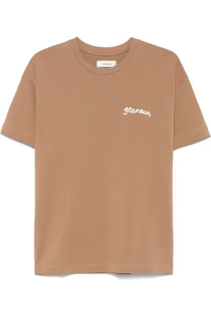 FLÂNEUR Logo-embroidered T-shirt