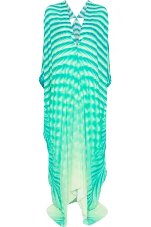 Roberto Cavalli Zigzag-print maxi dress