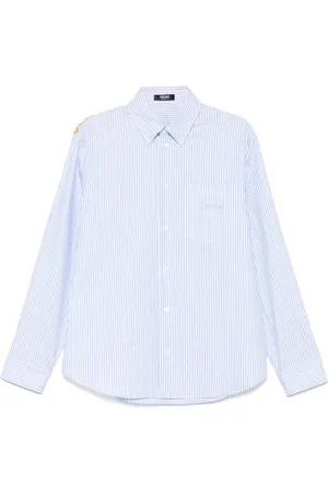 VERSACE Maxi Chain striped shirt