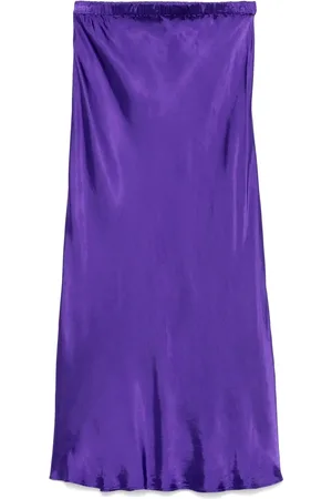 Aspesi Satin midi skirt