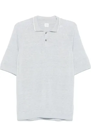 ELEVENTY Mélange-effect polo shirt