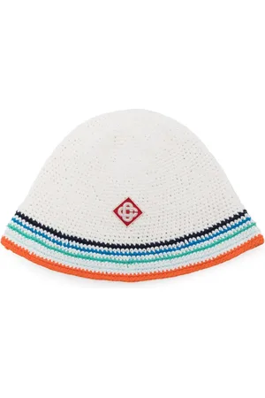 Casablanca Tennis Stripe crochet hat