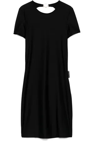 Marine Serre Open-back jersey mini dress
