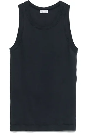Brunello Cucinelli Fine-ribbed tank top