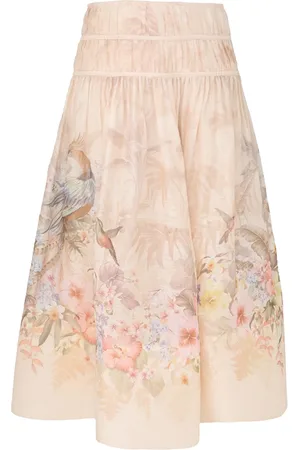 ZIMMERMANN Illuminate midi skirt