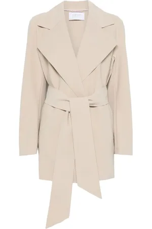 Harris Wharf London Belted scuba coat