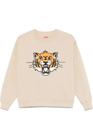 Kenzo Happy Tiger-embroidered sweatshirt