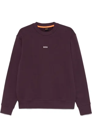 HUGO BOSS Contrast-logo cotton sweatshirt