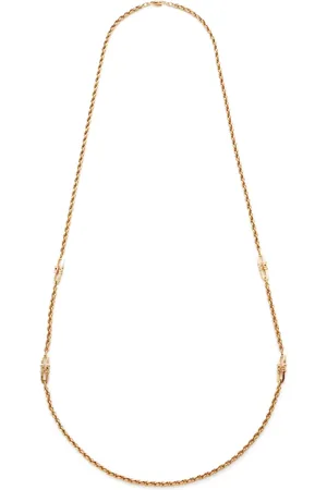 Dior 2000s logo-charm necklace