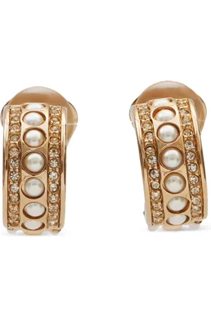 Dior 2000s half-hoop clip-on earrings