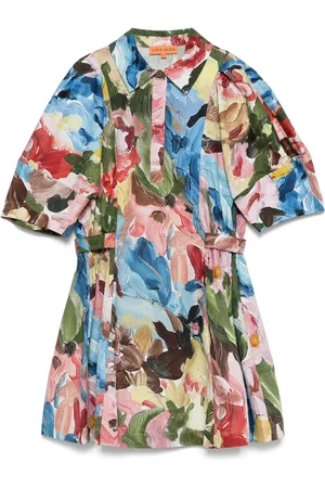 STINE GOYA Structured-sleeve mini dress