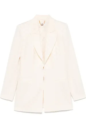 Elisabetta Franchi Diamond-jacquard blazer