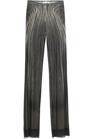 Jean Paul Gaultier Spiral-print trousers