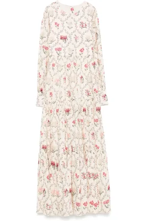 Agua by Agua Bendita Nuez Orquidea maxi dress