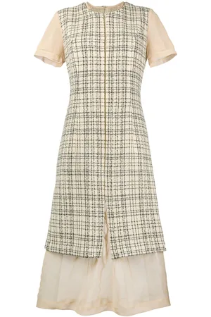 Comme des Garçons 1997 deconstructed plaid dress