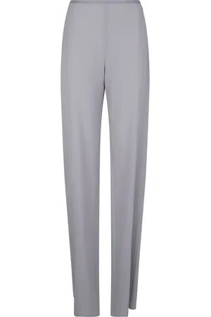 Emporio Armani Cady-texture palazzo trousers