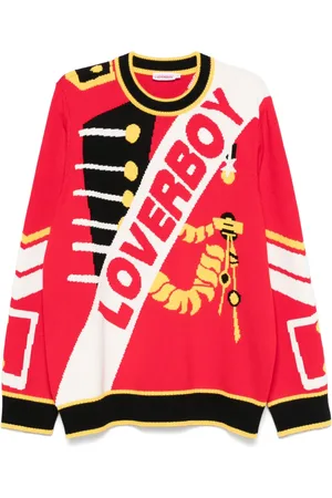 Charles Jeffrey Loverboy Intarsia-logo sweater