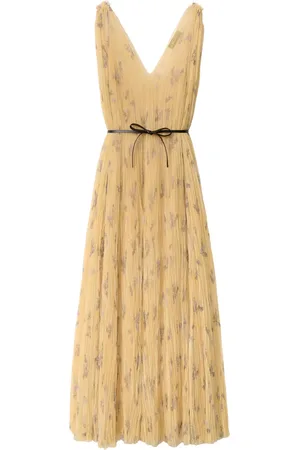 Fabiana Filippi Tie-fastening midi dress