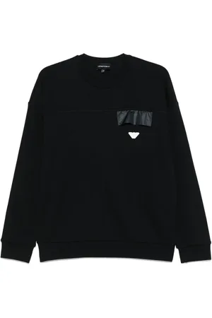Emporio Armani Logo-patch sweatshirt