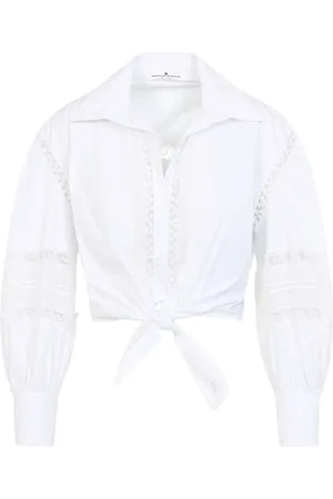 ERMANNO SCERVINO Lace-appliqué blouse
