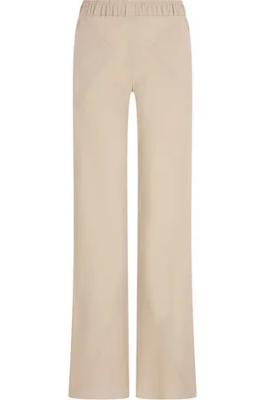 Giorgio Armani Flared silk track pants