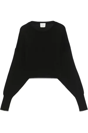 ALYSI Cropped cotton sweater