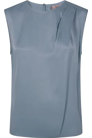 Twin-Set Pleat-detail top