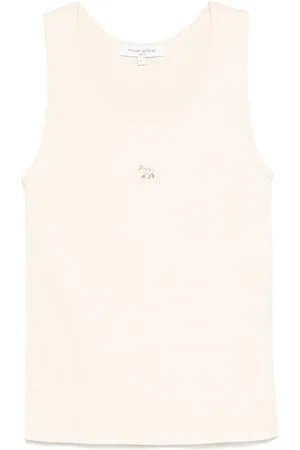 Maison Kitsuné Baby Fox-patch tank top