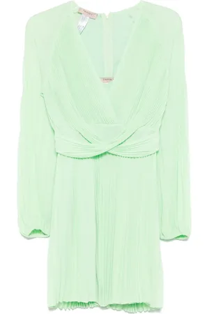 Twin-Set Pleated mini dress