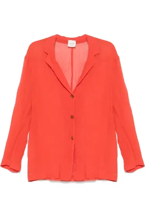 ALYSI Crinkled-effect blazer