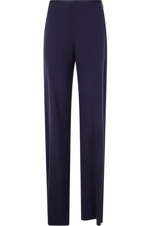 Emporio Armani Satin-trim trousers