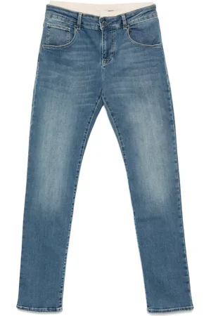 Emporio Armani Logo-waistband jeans