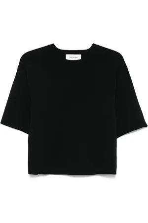 YVES SALOMON Cropped T-shirt