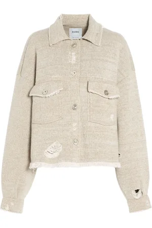 Barrie Denim fringed jacket