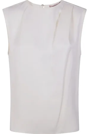 Twin-Set Pleat-detail top
