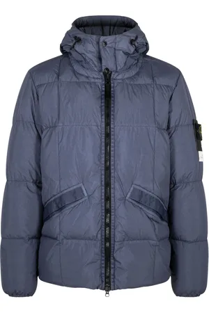 Stone Island Hooded "Steel Grey" padded jacket
