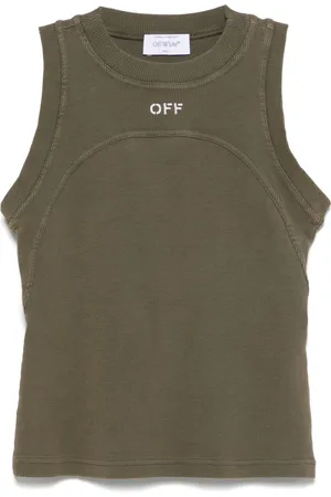 OFF-WHITE Ribbed tank top