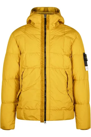 Stone Island Crinkled "Mustard" padded jacket